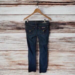 Hudson vel blue dark wash straight leg stretch denim jeans 26